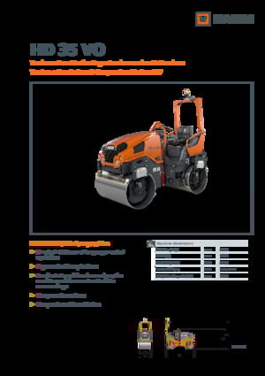 Tandemtrilwalsen Hamm HD 35 VO