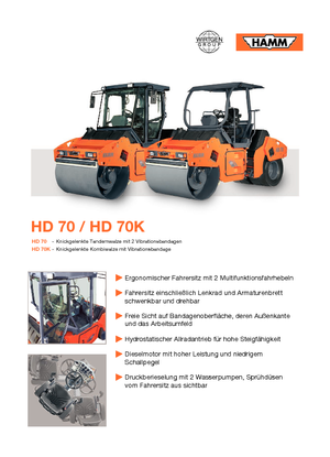 Tandemtrilwalsen Hamm HD 70
