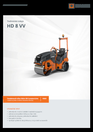 Tandemtrilwalsen Hamm HD 8 VV