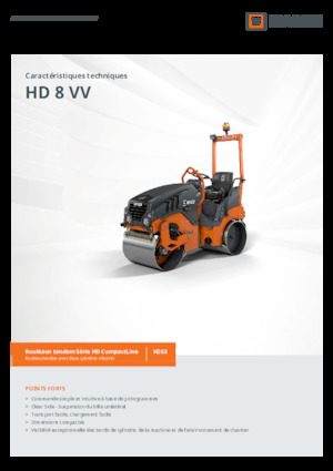 Tandemtrilwalsen Hamm HD 8 VV