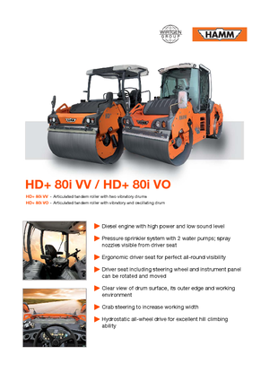 Tandemtrilwalsen Hamm HD 80 i VV