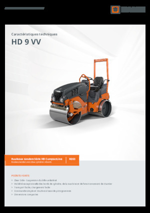Tandemtrilwalsen Hamm HD 9 VV