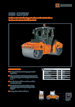 Tandemtrilwalsen Hamm HD O75V