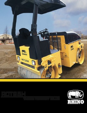 Tandemtrilwalsen RHINO RCT25H