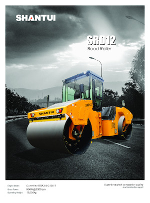 Tandemtrilwalsen Shantui SRD12 