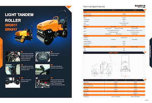 Tandemtrilwalsen Shantui SRD14-C6