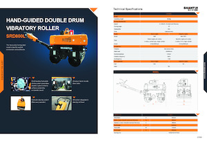 Tandemtrilwalsen Shantui SRD800L 
