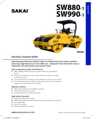 Tandemtrilwalsen Sakai SW990-1 