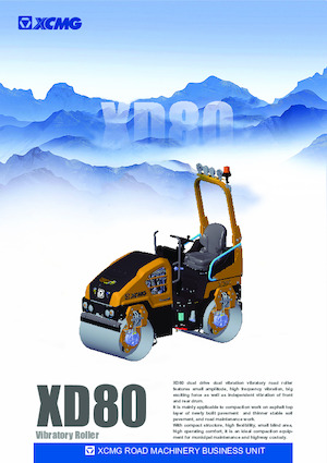 Tandemtrilwalsen XCMG XD80