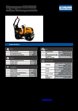 Tandemtrilwalsen Dynapac CC 1000