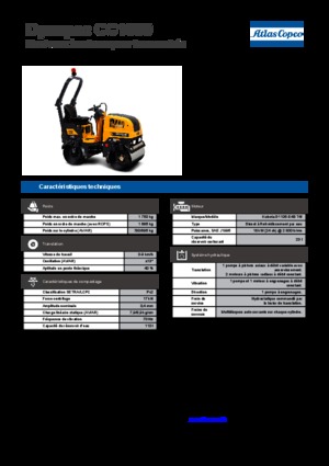 Tandemtrilwalsen Dynapac CC 1000