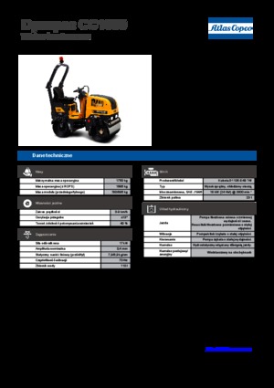 Tandemtrilwalsen Dynapac CC 1000