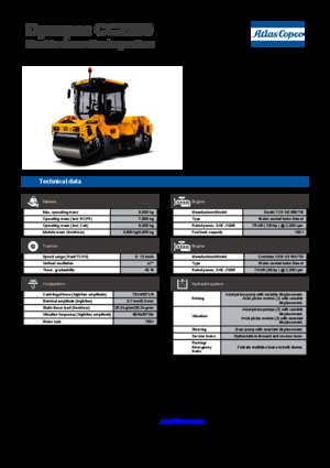 Tandemtrilwalsen Dynapac CC 2200