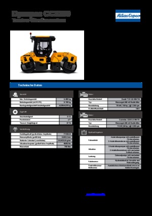 Tandemtrilwalsen Dynapac CC 3200