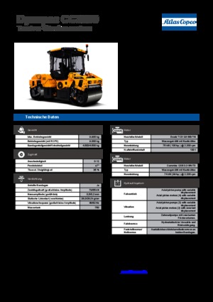 Tandemtrilwalsen Dynapac CC 3300