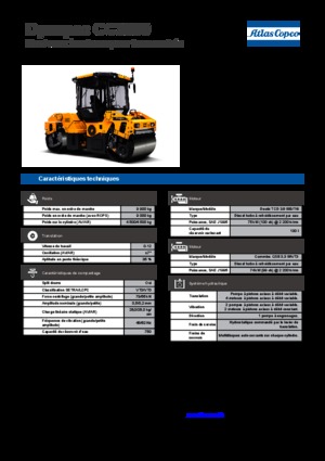 Tandemtrilwalsen Dynapac CC 3300