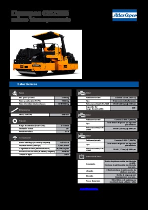 Tandemtrilwalsen Dynapac CC 7200