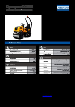Tandemtrilwalsen Dynapac CC 900