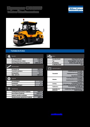 Tandemtrilwalsen Dynapac CG 2300