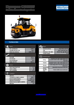 Tandemtrilwalsen Dynapac CG 2300