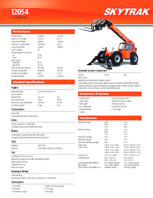 Telescoopladers JLG 12054