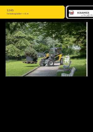 Telescoopladers Kramer 1245