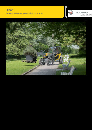 Telescoopladers Kramer 1245