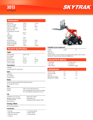 Telescoopladers JLG 3013