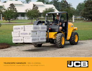 Telescoopladers JCB 504-13 