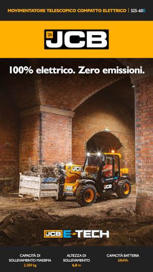 Elektrische telescoopladers JCB 525-60E Hi-Viz 