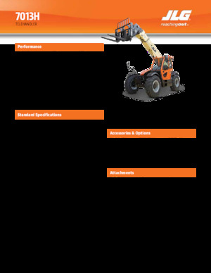 Telescoopladers JLG 7013H