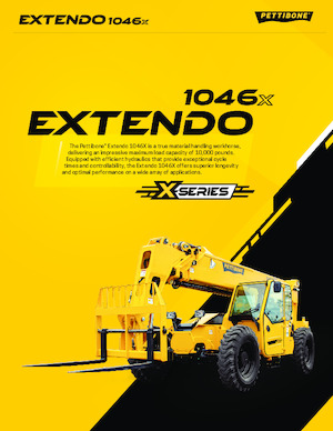 Telescoopladers Pettibone Extendo 1046X