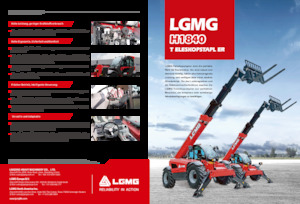 Telescoopladers LGMG  H1840