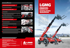Telescoopladers LGMG  H1840