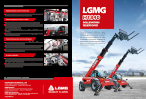 Telescoopladers LGMG  H1840