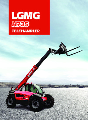 Telescoopladers LGMG  H735