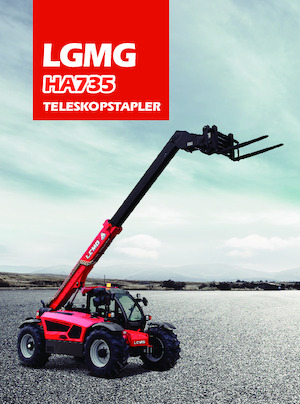 Telescoopladers LGMG  HA735