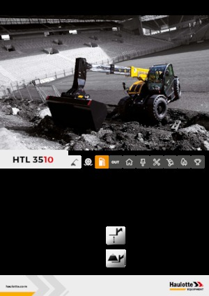 Telescoopladers Haulotte HTL3510