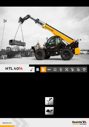 Telescoopladers Haulotte HTL4014