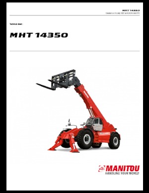 Telescoopladers Manitou MHT 14350