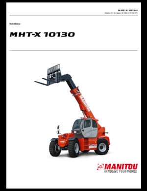 Telescoopladers Manitou MHT-X 10130