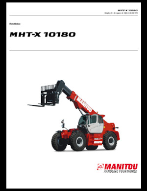 Telescoopladers Manitou MHT-X 10180
