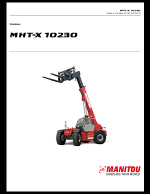 Telescoopladers Manitou MHT-X 10230