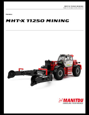Telescoopladers Manitou MHT-X 11250 Mining