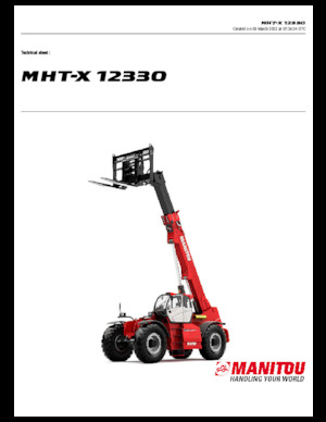 Telescoopladers Manitou MHT-X 12330