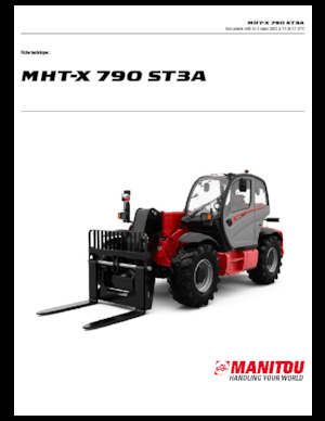 Telescoopladers Manitou MHT-X 790 ST3A