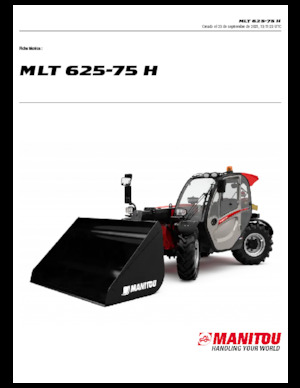 Telescoopladers Manitou MLT 625-75 H