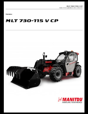 Telescoopladers Manitou MLT 730-115 V CP