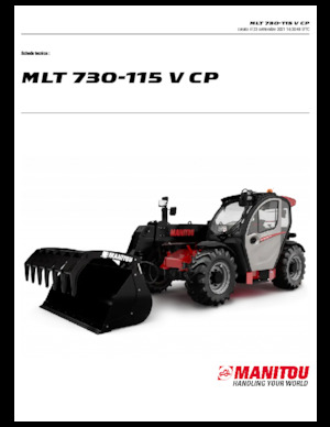Telescoopladers Manitou MLT 730-115 V CP