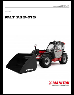 Telescoopladers Manitou MLT 733-115